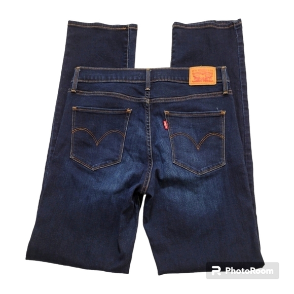 LEVI'S Shaping Straight mid rise medium wash faded Straight leg jeans - Picture 5 of 10